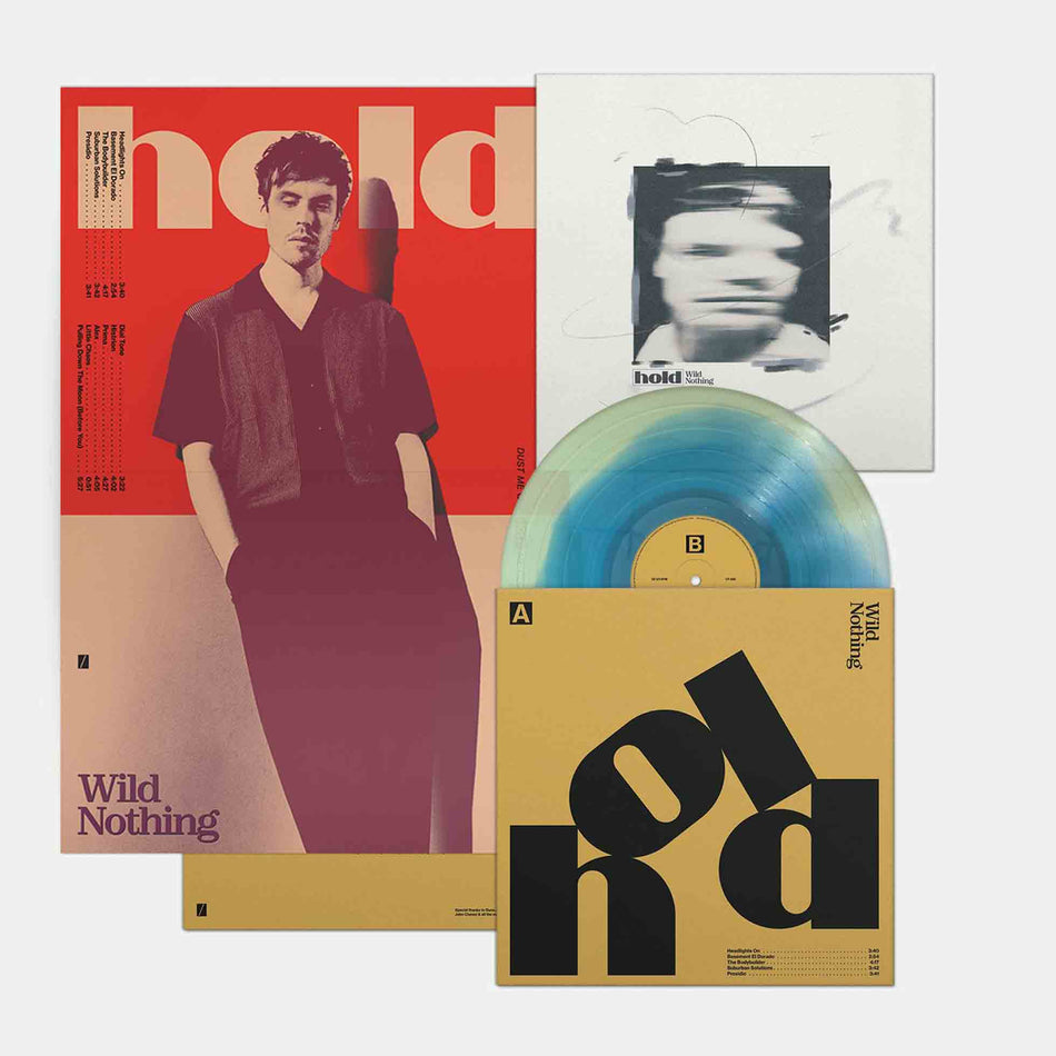 Hold - Vinyle Vert Translucide Coeur Bleu - Front Cover