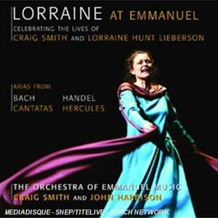 Lorraine Hunt Lieberson at Emmanuel - Front Cover