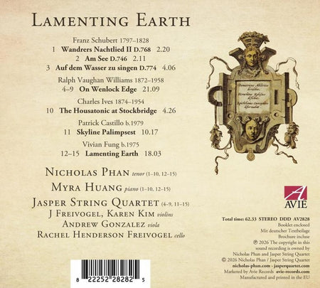 Lamenting Earth - Front Cover