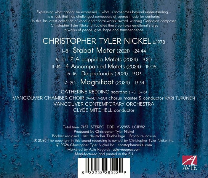Nickel : Stabat Mater - Magnificat - Front Cover