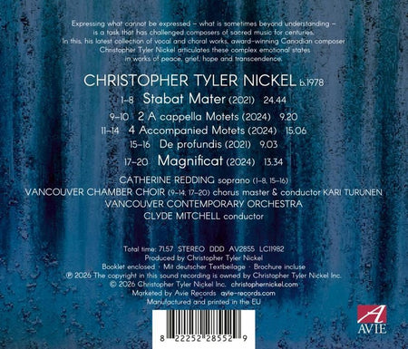 Nickel : Stabat Mater - Magnificat - Front Cover