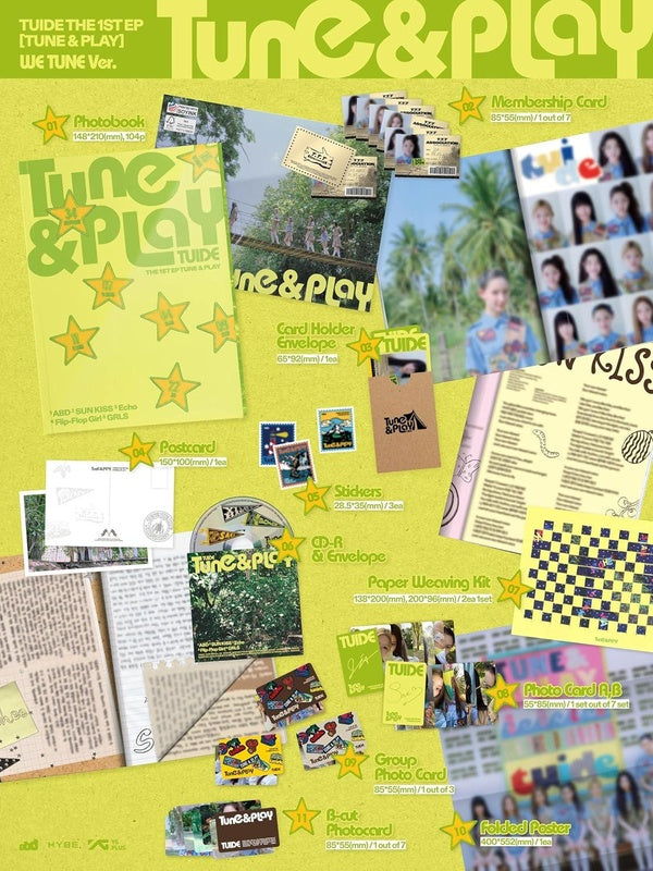 The 1st EP TUNE & PLAY (WE TUNE Version) - Front Cover