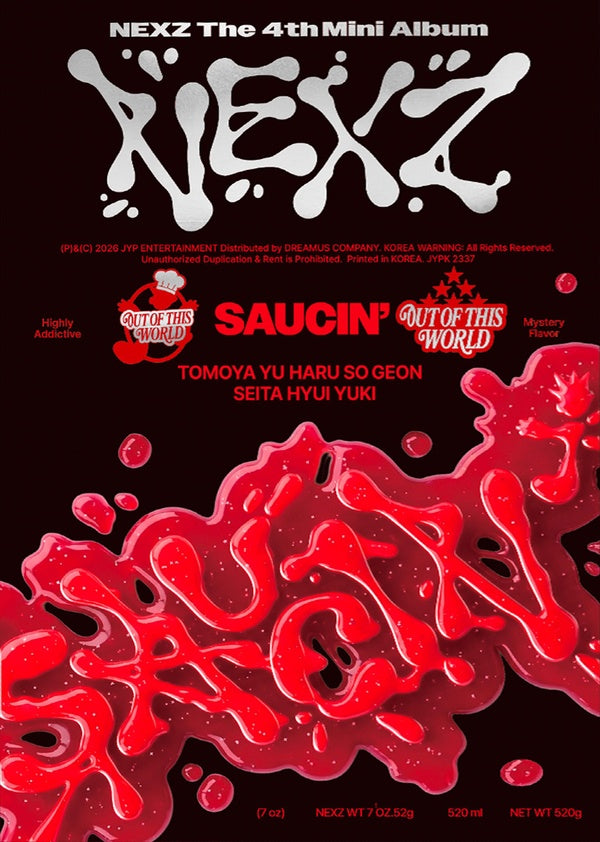 SAUCIN’ (BLACK VERSION) - Front Cover