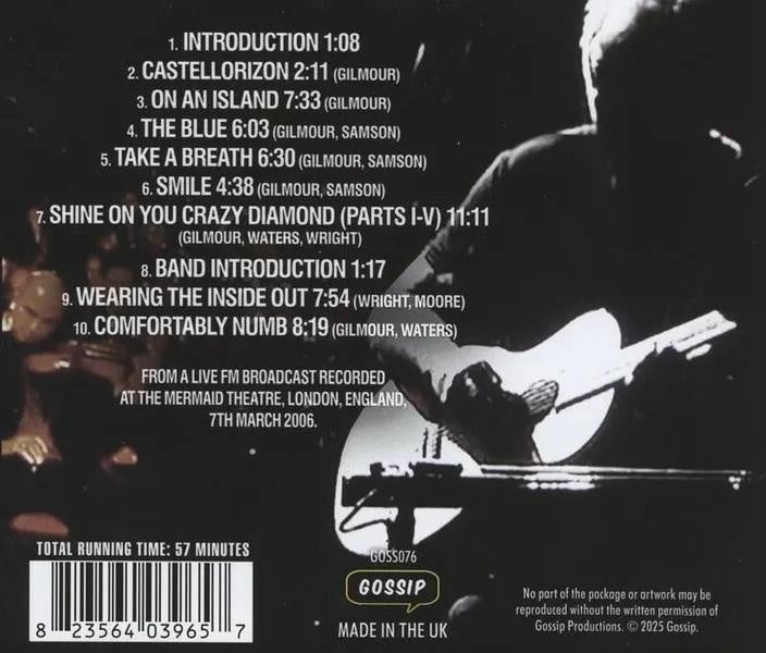 Live At The Mermaid Radio Broadcast London 2006 - Front Cover