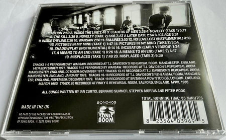 In Completion Rehearsals : Demos Rarities Radio Broadcast, 1977-1980 - Front Cover