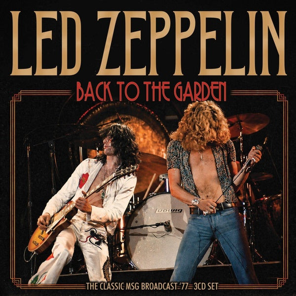 Back To The Garden Radio Broadcast Madison Square Garden, NY, 1977 - Front Cover
