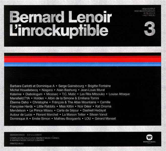 Bernard Lenoir l'inrockuptible 3 - Front Cover