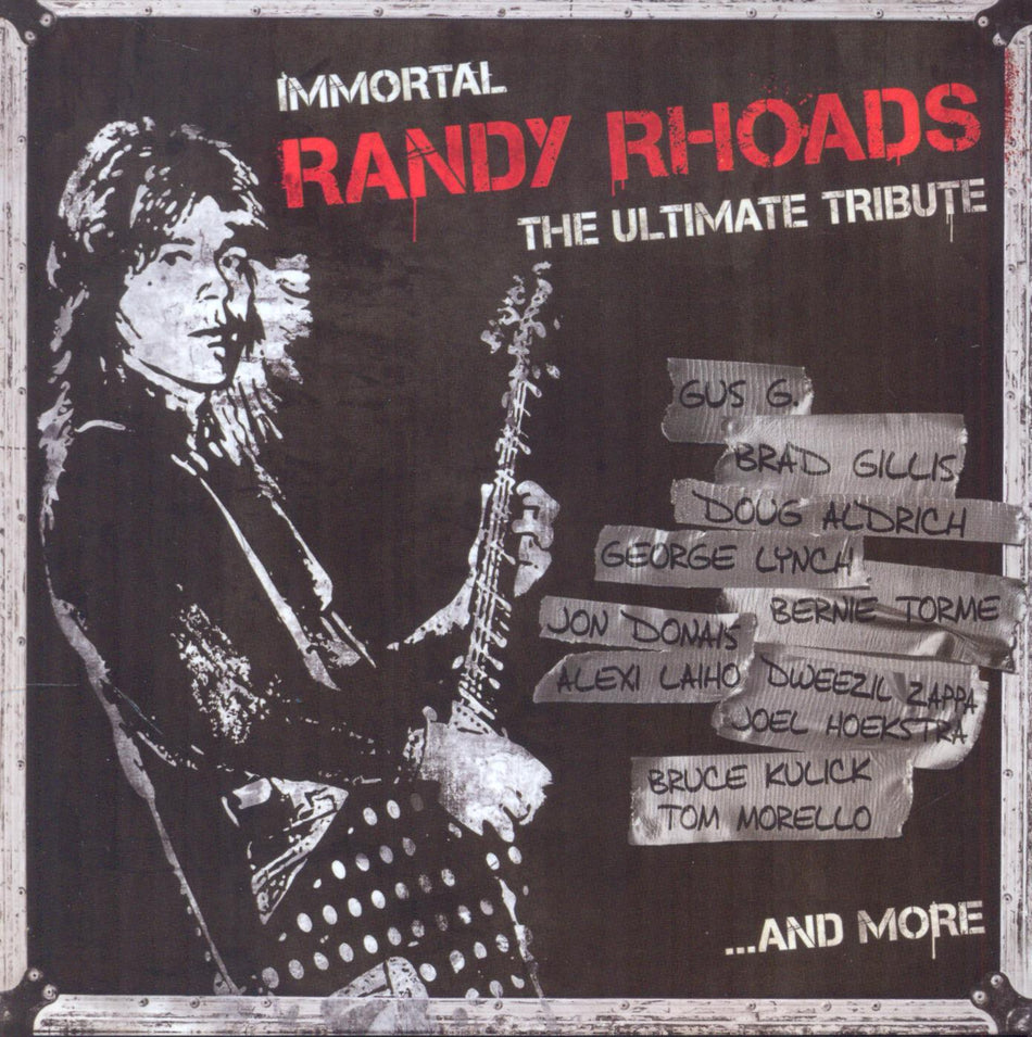 IMMORTAL RANDY RHOADS - Front Cover