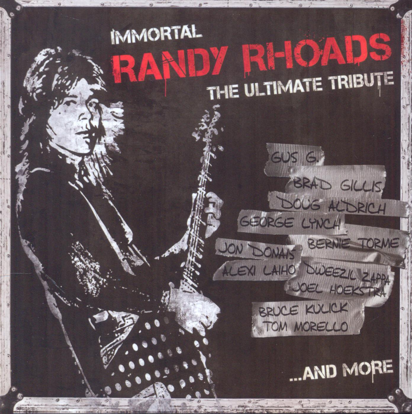 IMMORTAL RANDY RHOADS - Front Cover