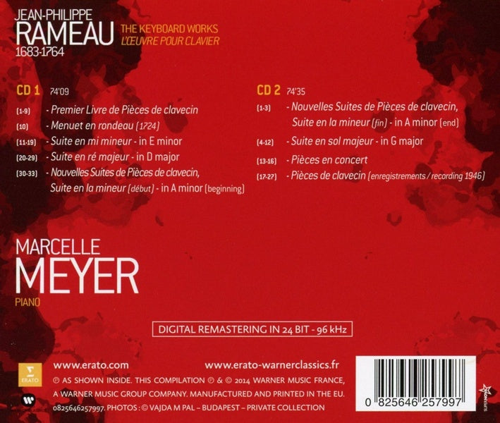 Rameau : l'oeuvre pour clavier - Front Cover