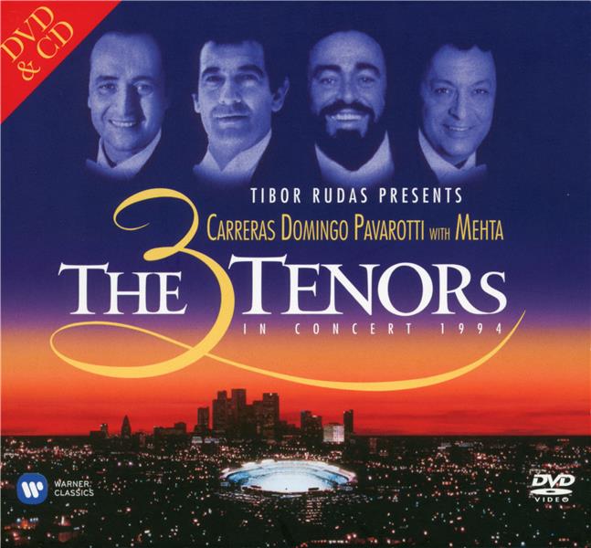 The 3 tenors in concert 1994 - Front Cover