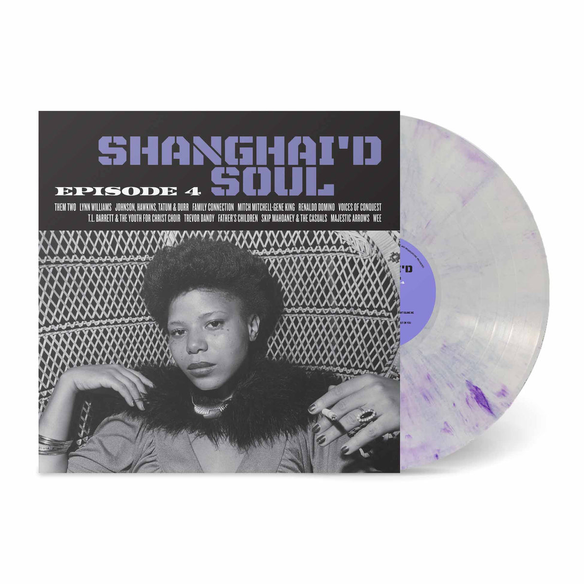 Shanghai'D Soul: Episode 4 - Vinyle Blanc Splatter Violet - Front Cover