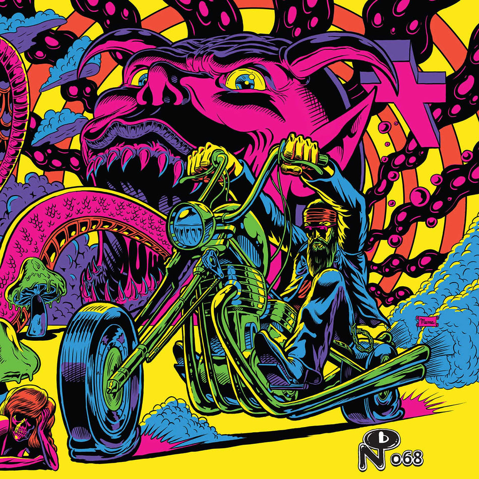 Warfaring Strangers: Acid Nightmares - Vinyle Violet Neon - Front Cover