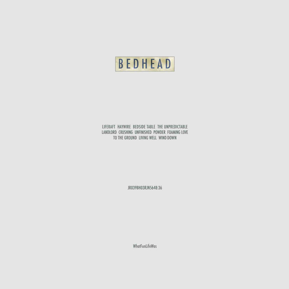 Whatfunlifewas - Vinyle 180 Gr - Front Cover