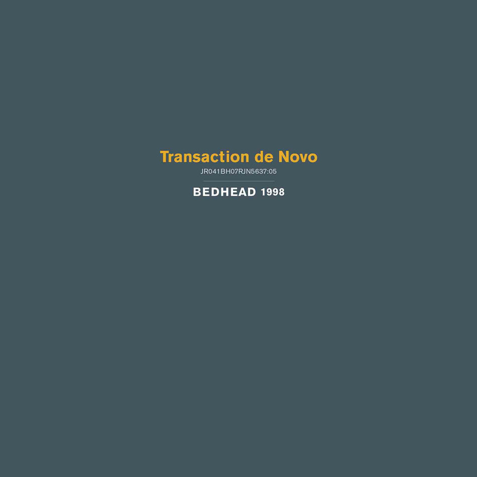 Transaction De Novo - Vinyle 180 Gr - Front Cover