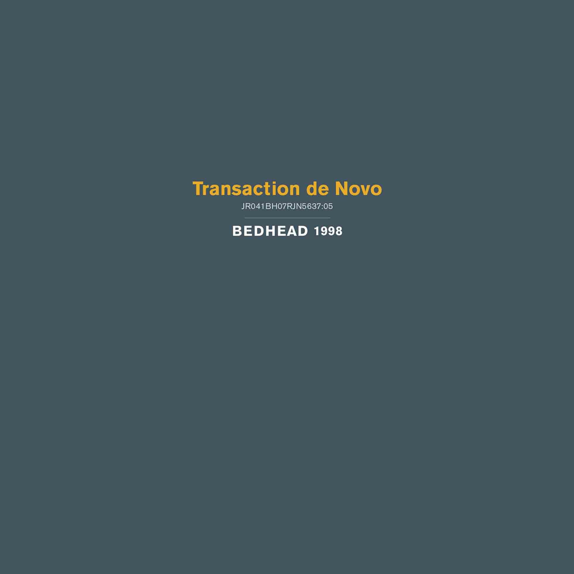 Transaction De Novo - Vinyle 180 Gr - Front Cover