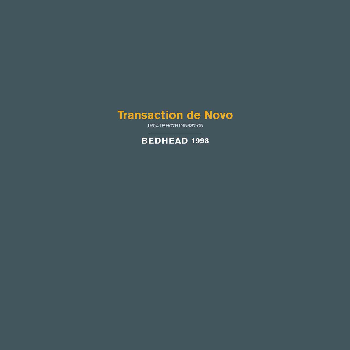 Transaction De Novo - Vinyle 180 Gr - Front Cover