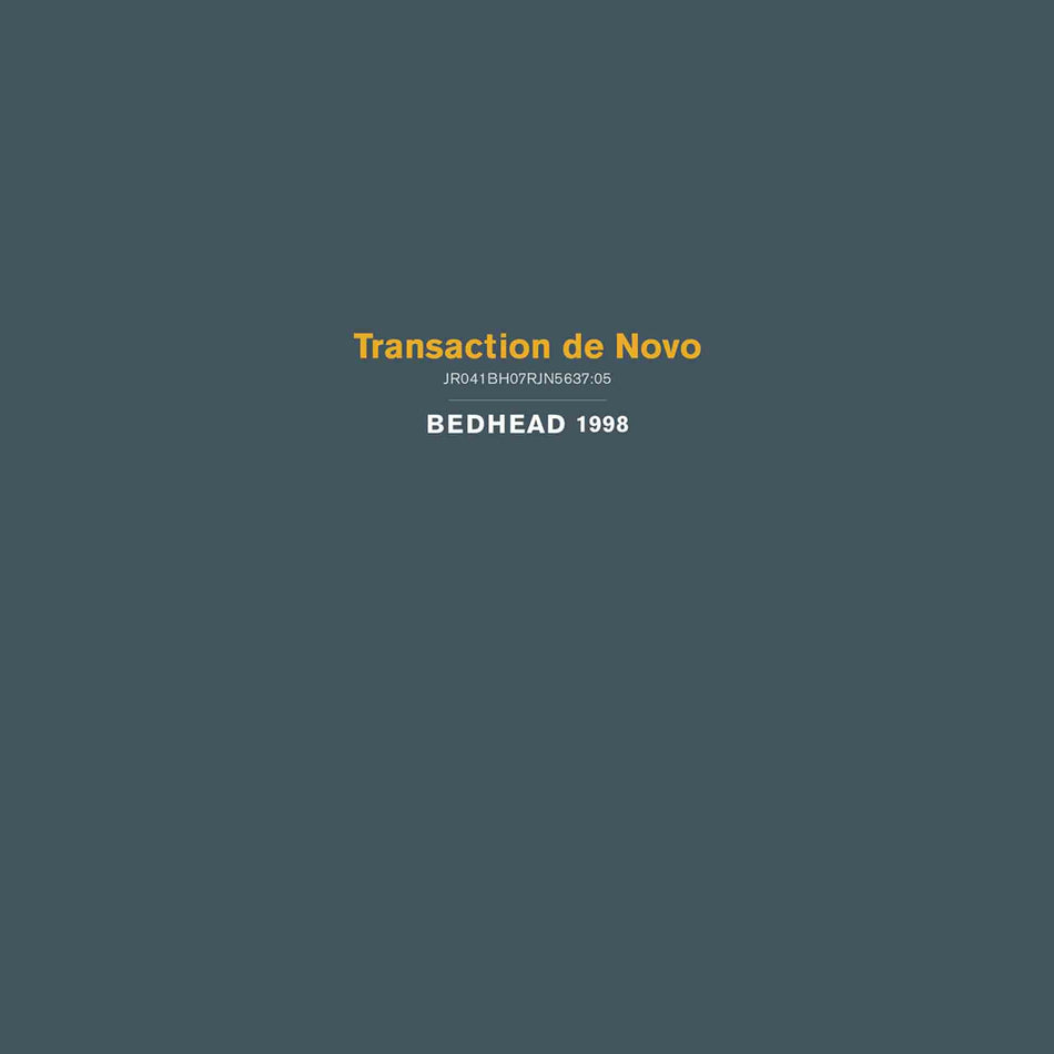 Transaction De Novo - Vinyle Or - Front Cover