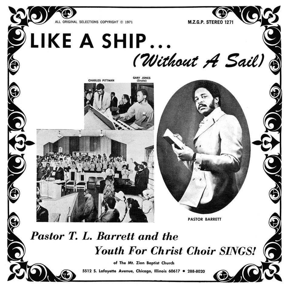 Like A Ship (Without A Sail) - Vinyle Translucide Splatter Noir - Front Cover
