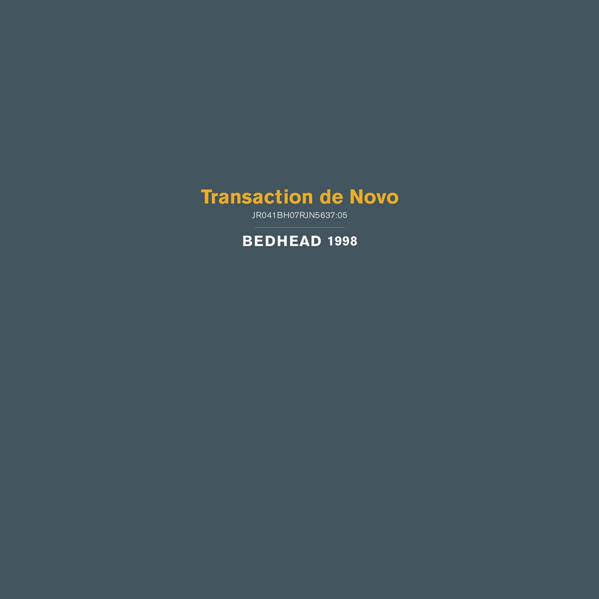 Transaction De Novo - Vinyle Gris, Argent Ou Ocre - Front Cover
