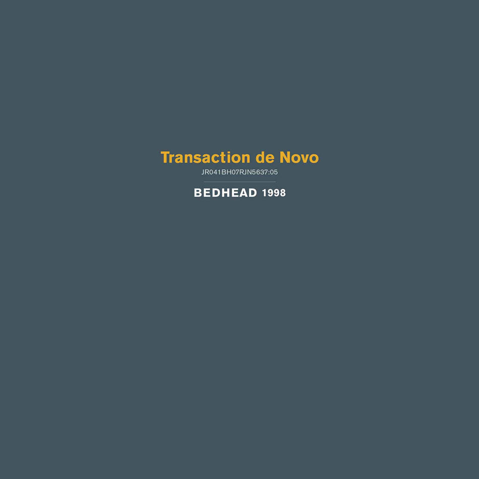 Transaction De Novo - Vinyle Gris, Argent Ou Ocre - Front Cover
