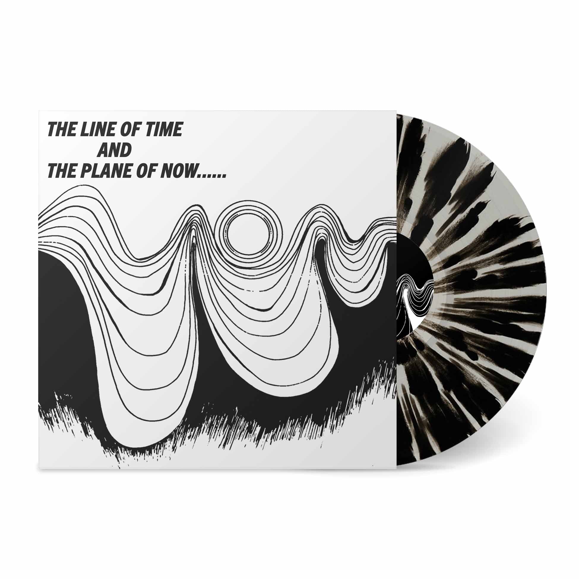 The Line Of Time And The Plane Of Now - Vinyle Blanc Splatter Noir - Front Cover