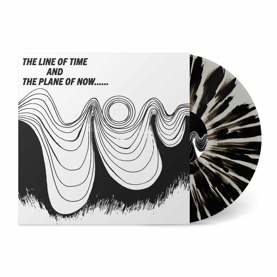 The Line Of Time And The Plane Of Now - Vinyle Blanc Splatter Noir - Front Cover