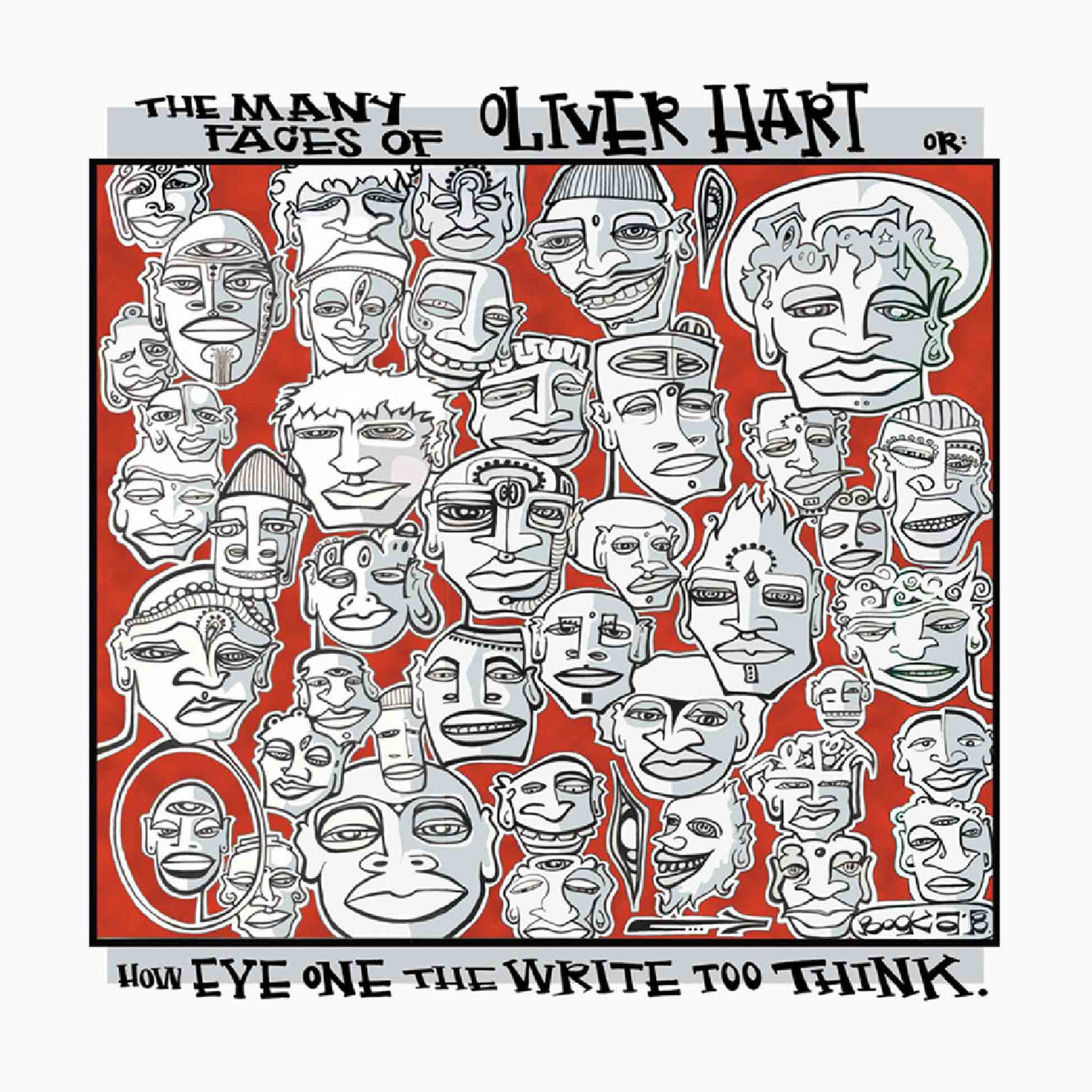 The Many Faces Of Oliver Hart - Front Cover
