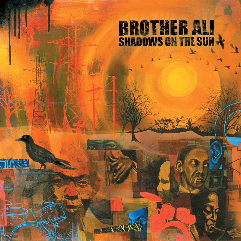Shadows On The Sun - Vinyles Translucides Orange & Bleu - Front Cover