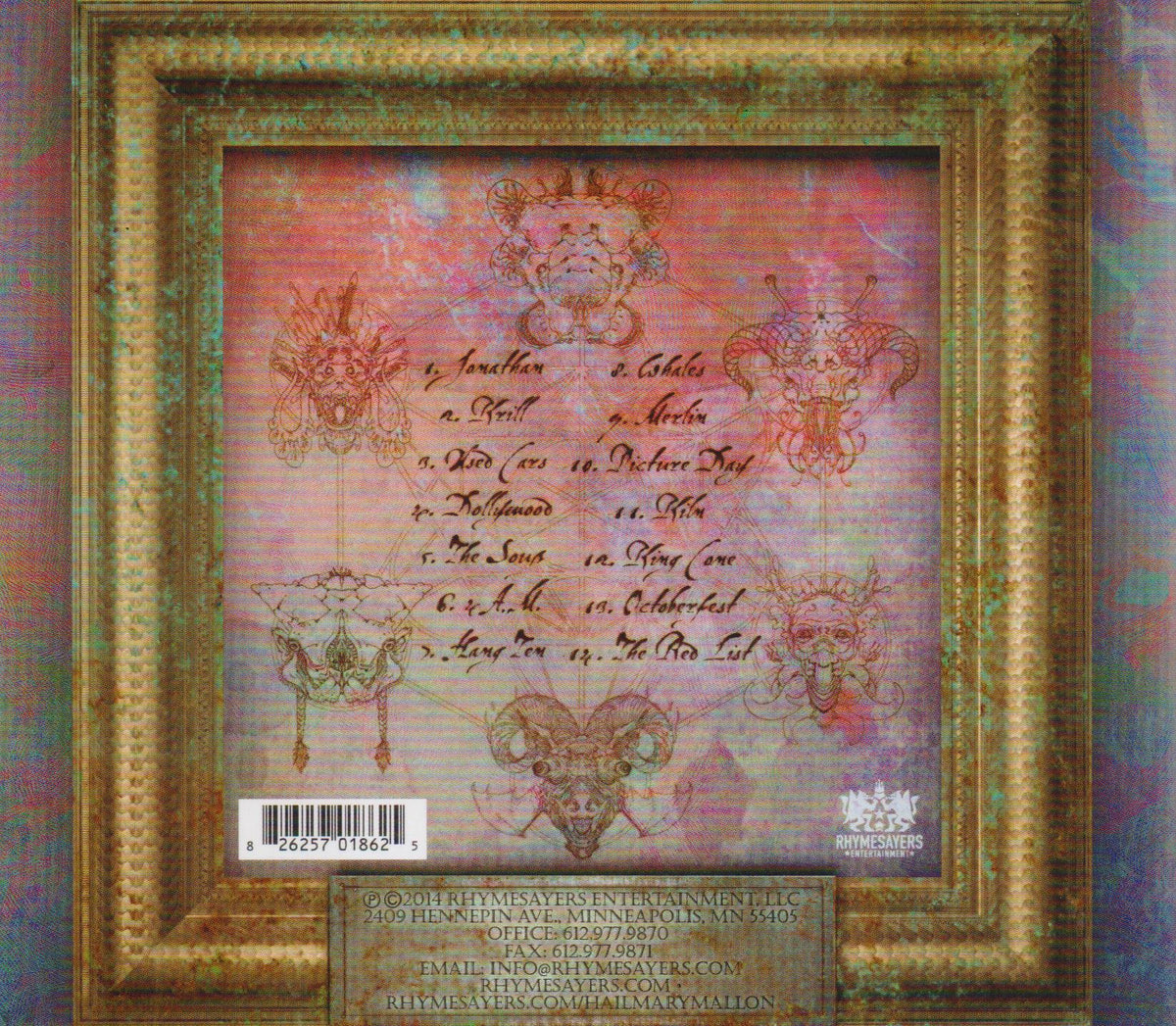 BESTIARY - Back Cover