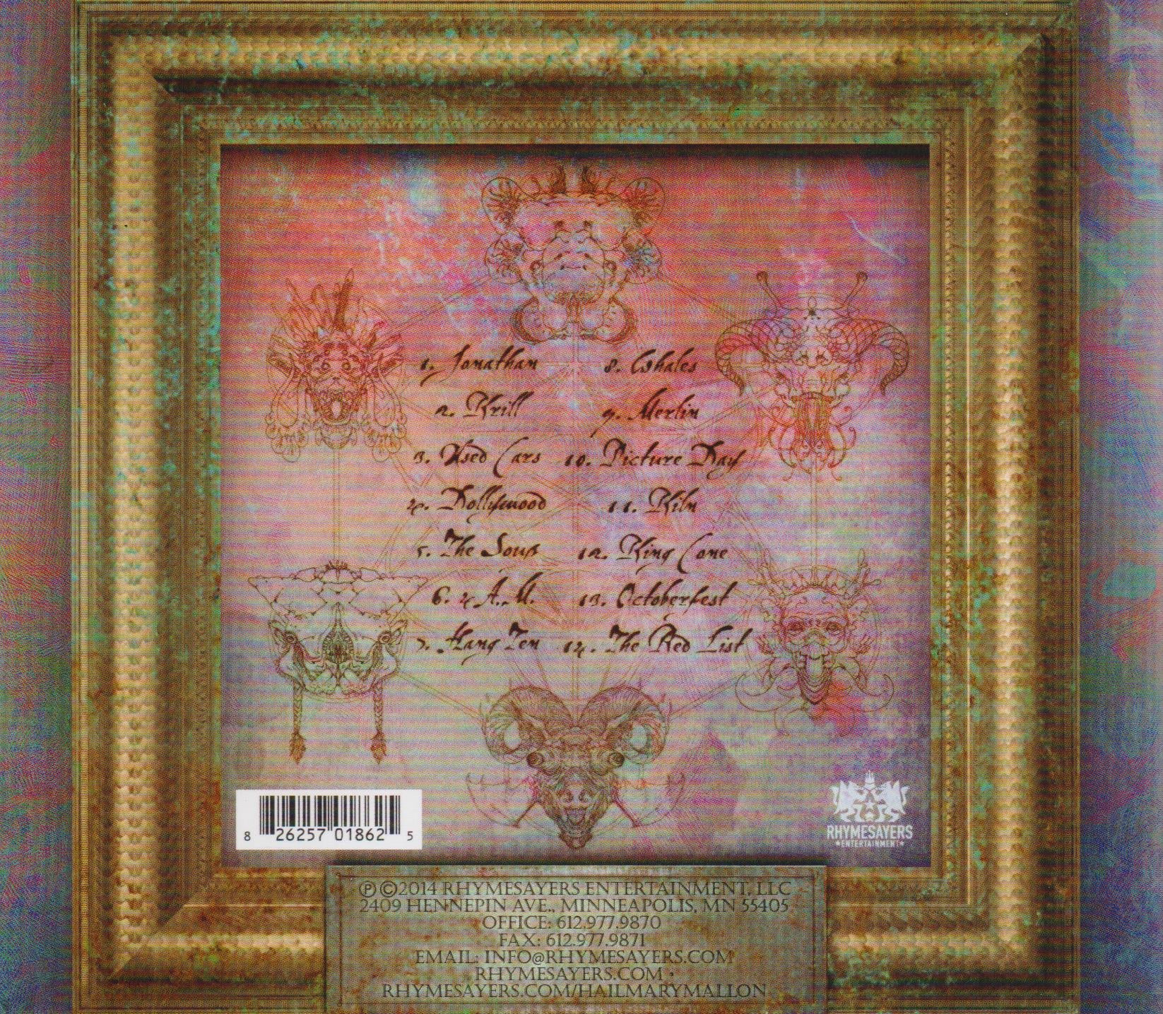 Bestiary - Back Cover