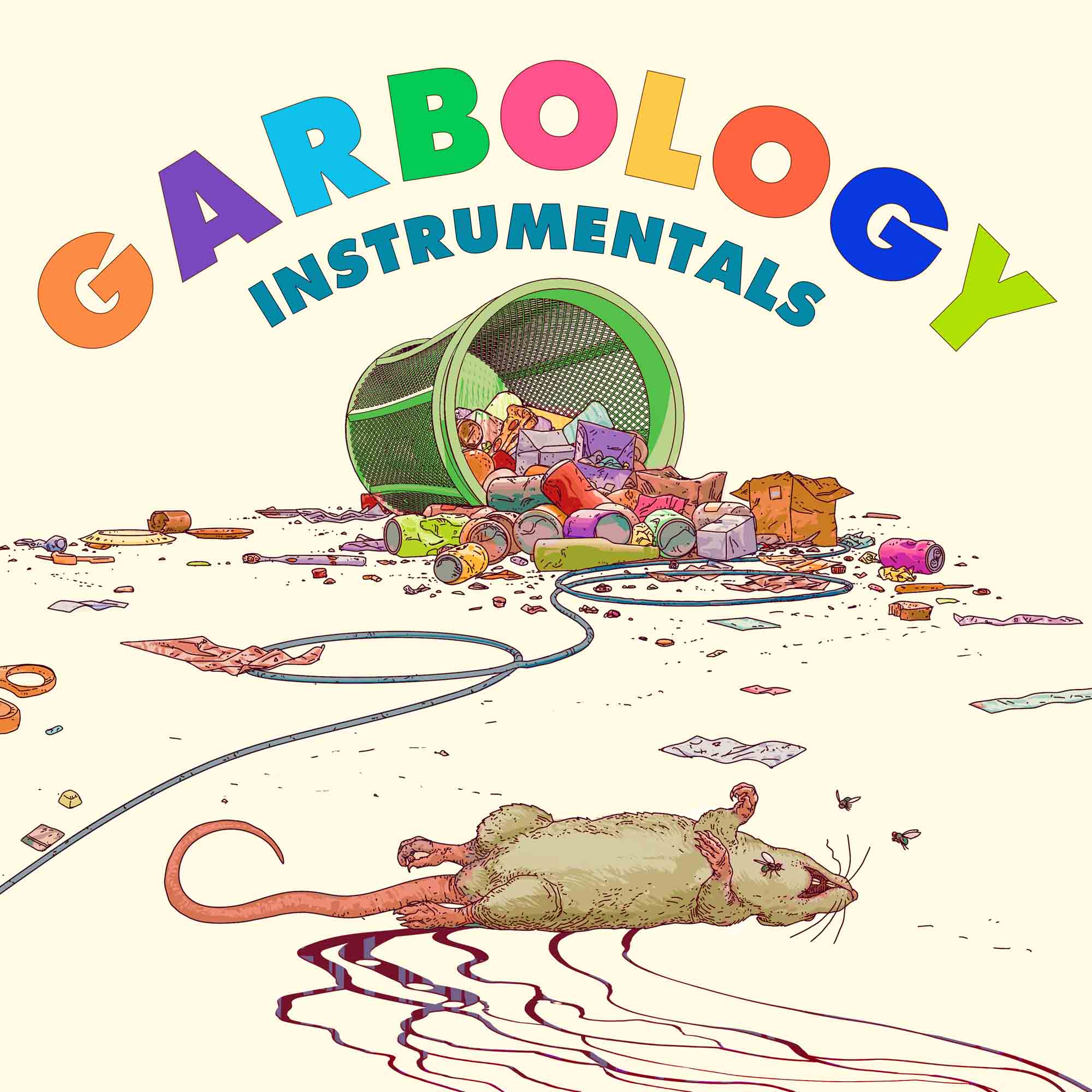 Garbology (Instrumental Version) - Vinyle Jaune, Vert & Noir - Front Cover