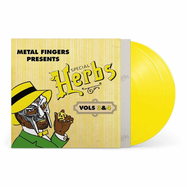 Metal Fingers Presents: Special Herbs Vol. 3 & 4 - Vinyle Jaune - Front Cover