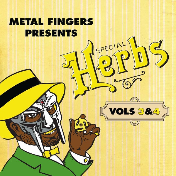 Metal Fingers Presents: Special Herbs Vol. 3 & 4 - Vinyle Jaune - Front Cover