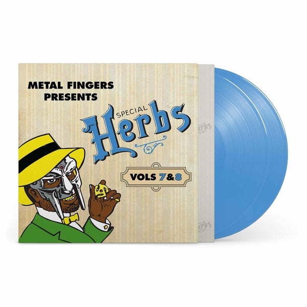 Metal Fingers Presents: Special Herbs Vol. 7 & 8 - Vinyle Bleu - Front Cover