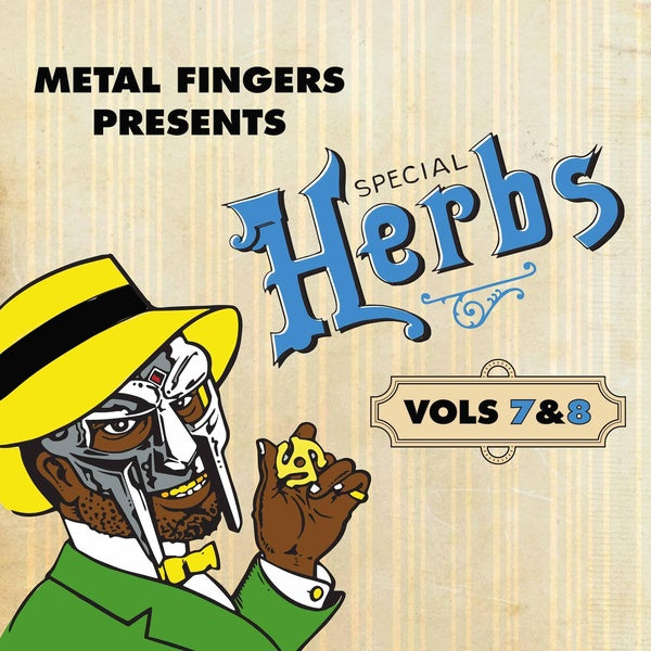 Metal Fingers Presents: Special Herbs Vol. 7 & 8 - Vinyle Bleu - Front Cover