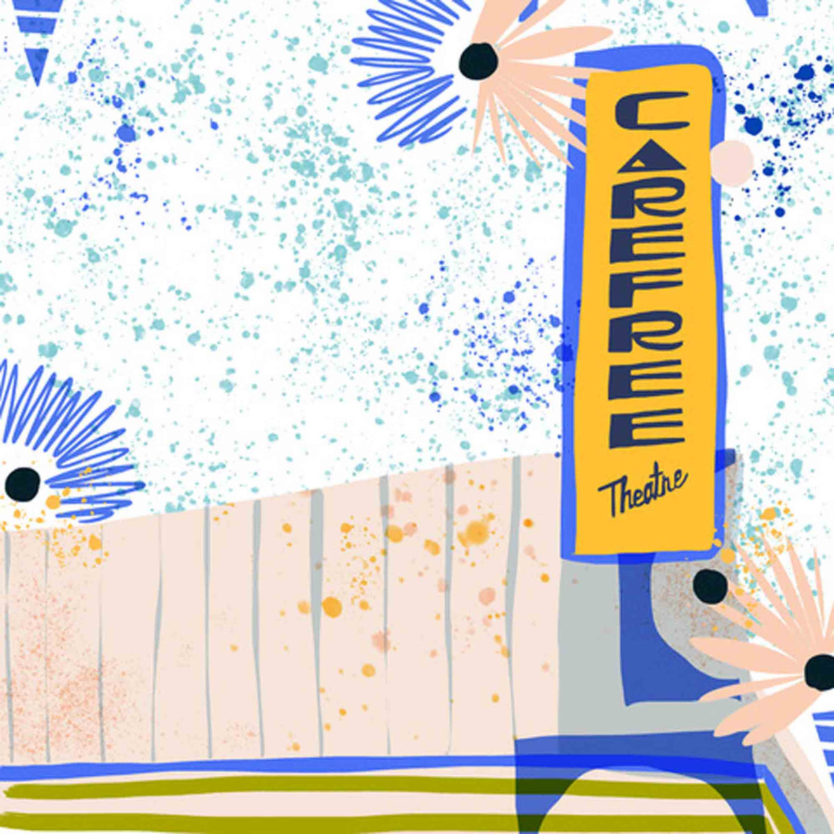 Carefree Theatre - Vinyle Bleu - Front Cover
