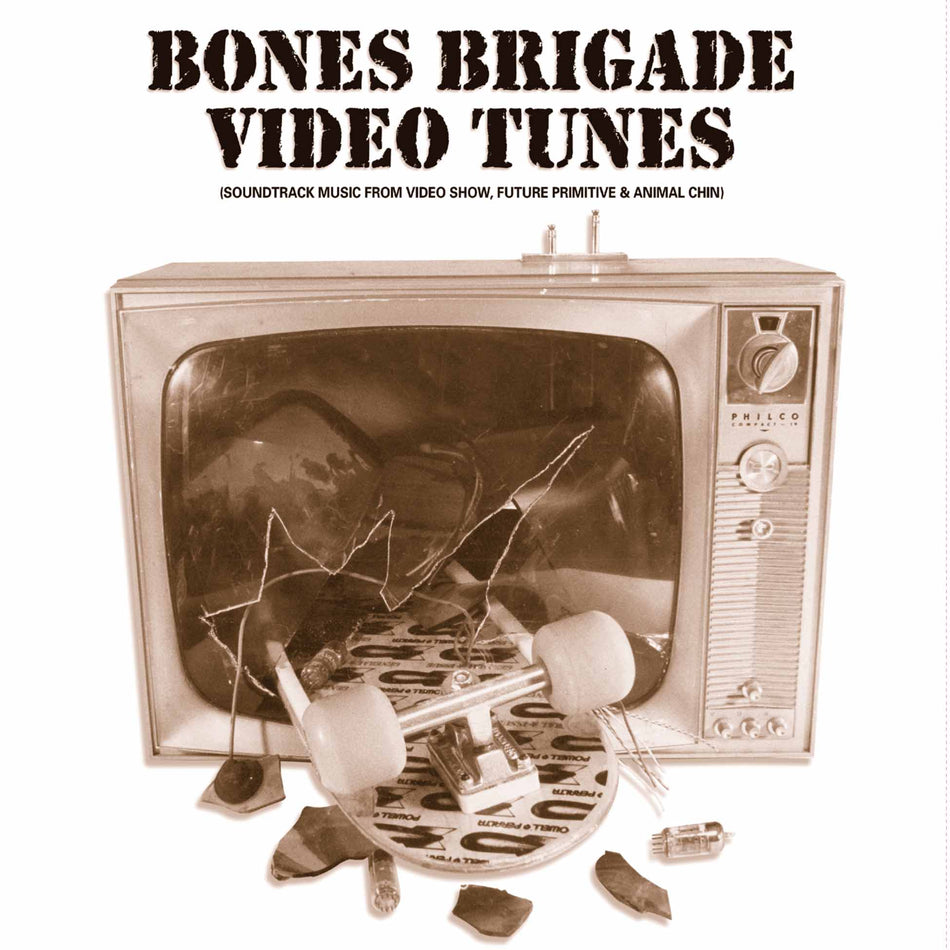 Bones Brigade Video Tunes - Vinyle Rouge & Vinyle Noir Translucide - Front Cover