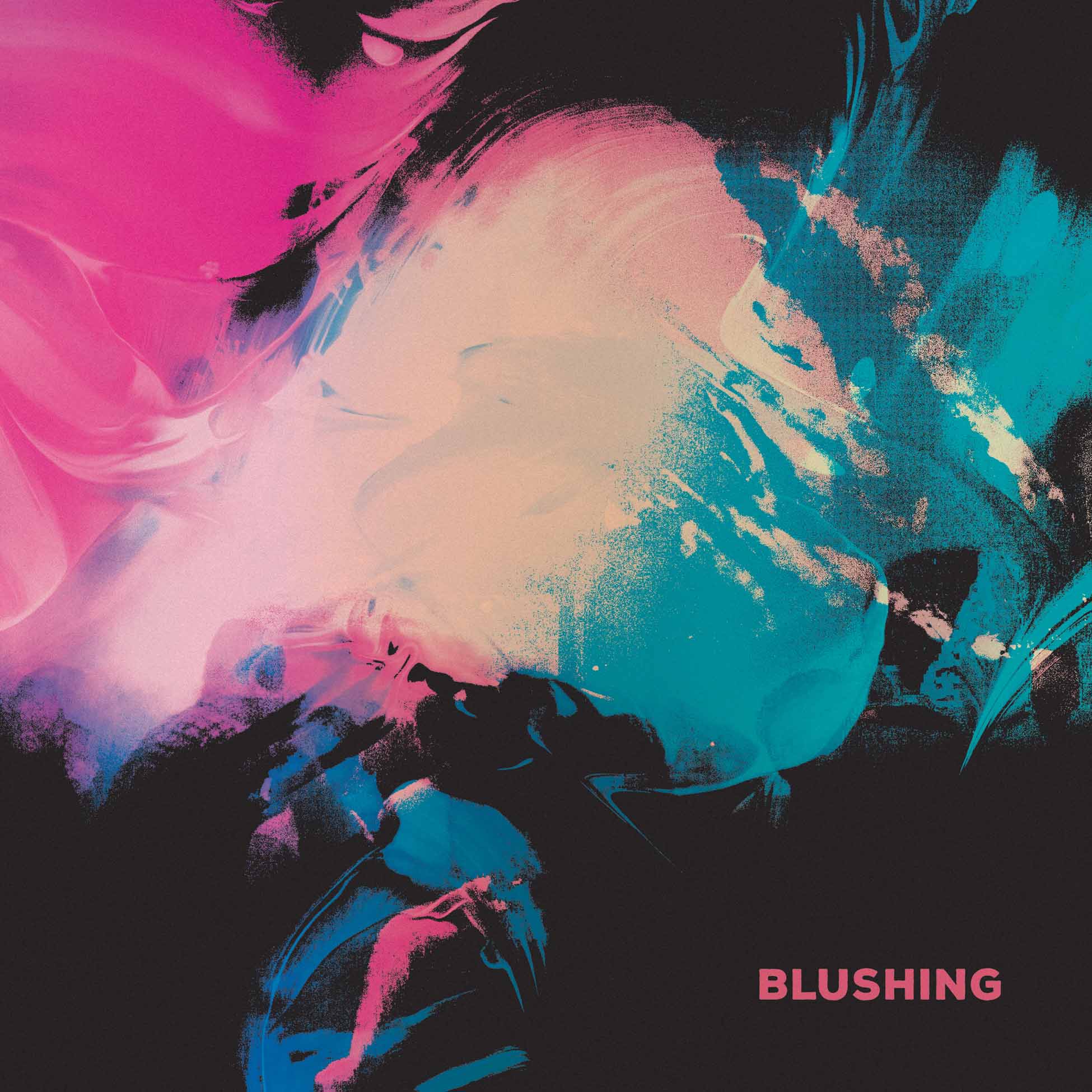 Blushing - Vinyle Bleu Translucide - Front Cover