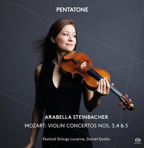 Concerto violon 3, 4, 5 - SACD hybride - Front Cover