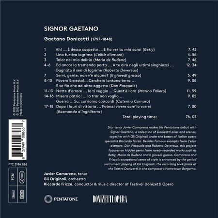 Signor Gaetano - Front Cover