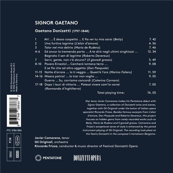 Signor Gaetano - Front Cover