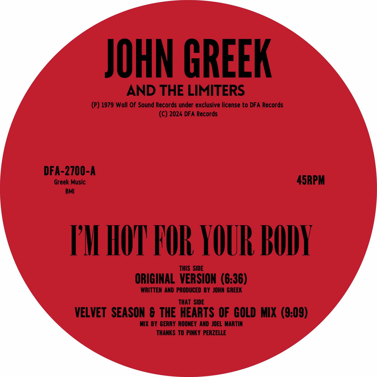 I'M Hot For Your Body - Front Cover