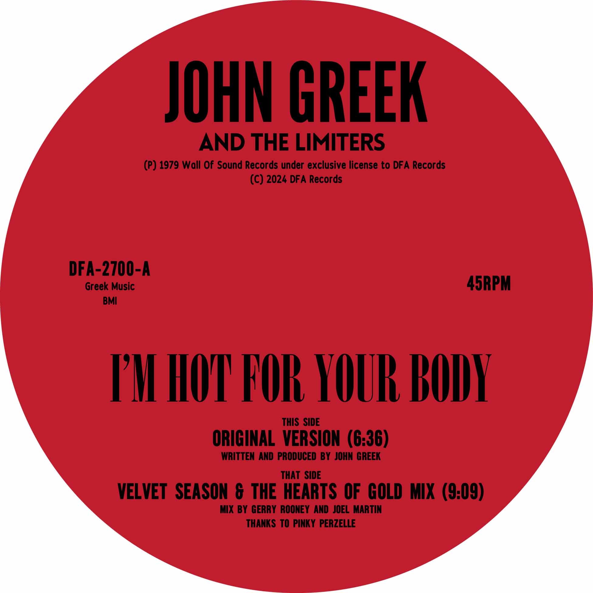 I'M Hot For Your Body - Front Cover