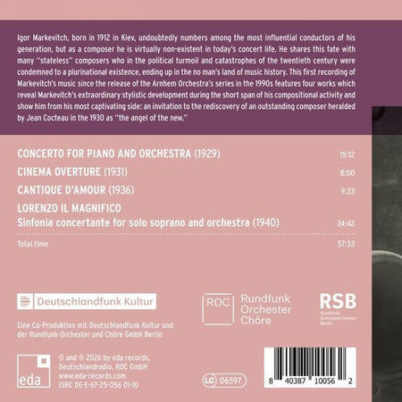 Portrait du compositeur - Front Cover