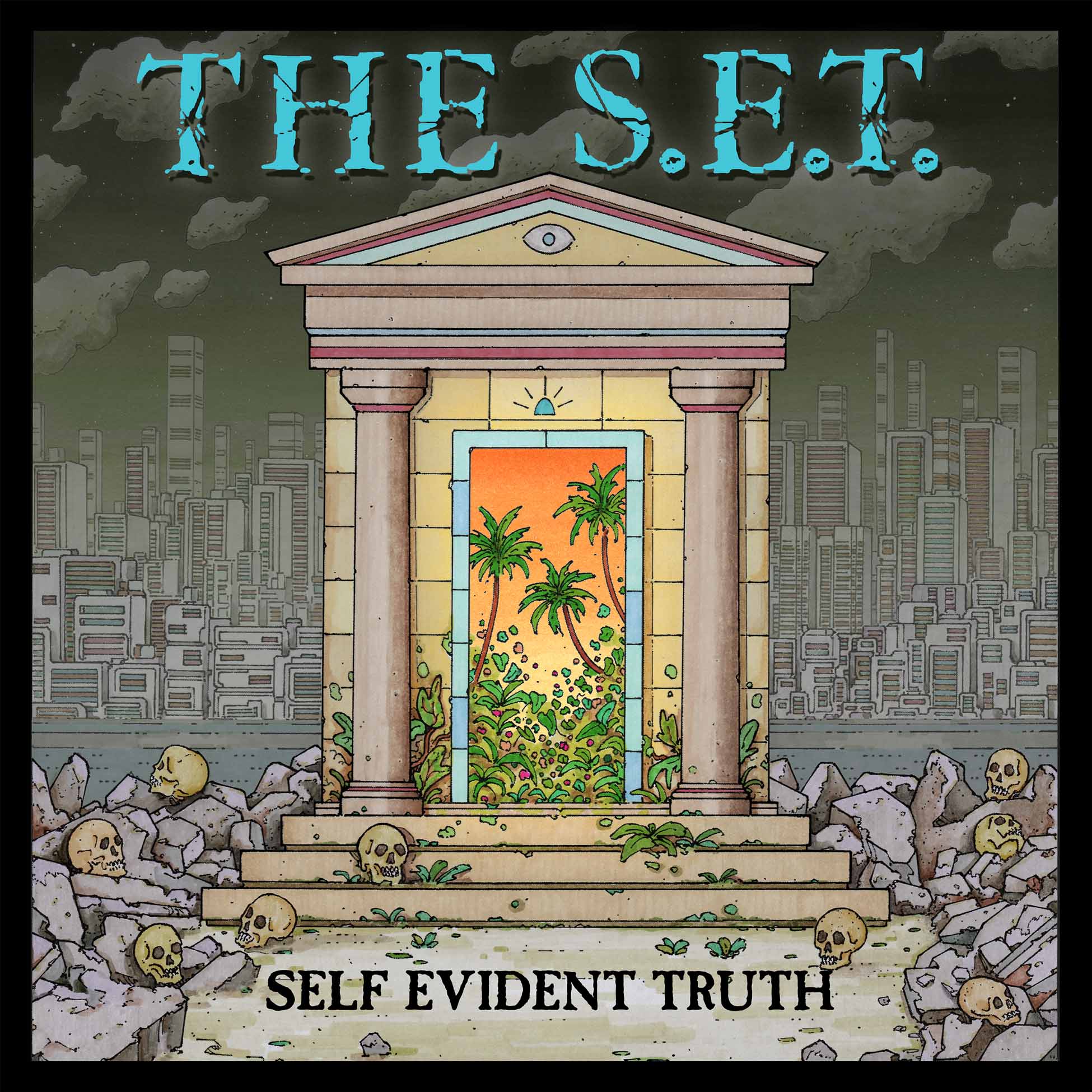 Self Evident Truth - Vinyle Bleu Et Blanc - Front Cover