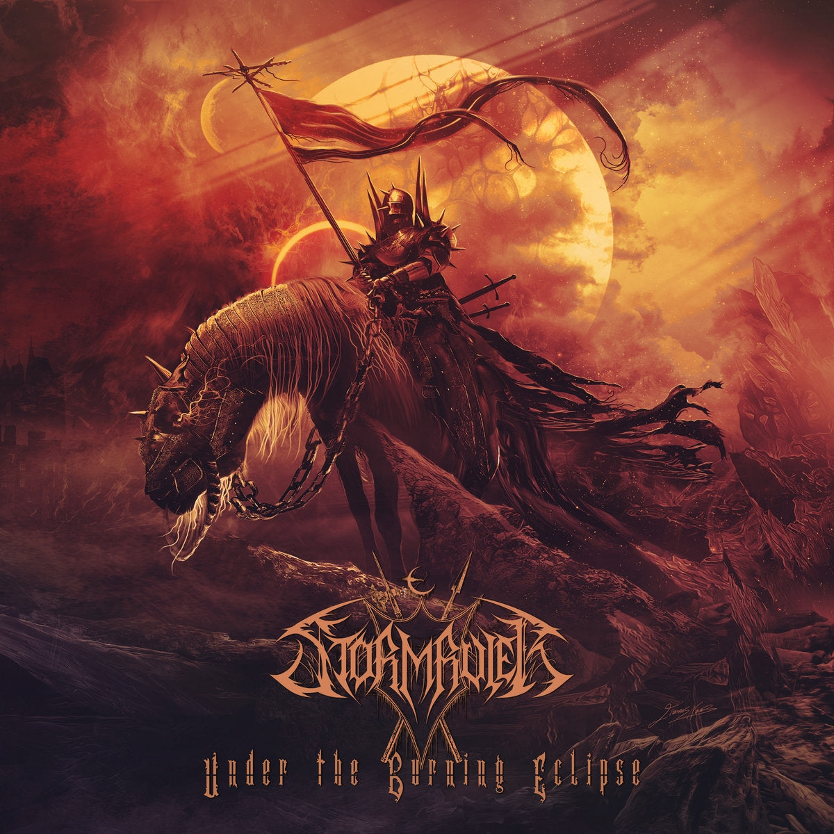 Under The Burning Eclipse - Front Cover