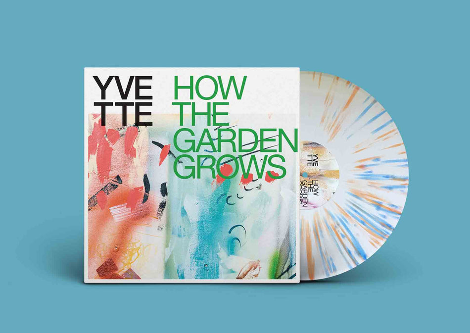 How The Garden Grows - Vinyle Blanc Splatter Bleu & Orange - Front Cover