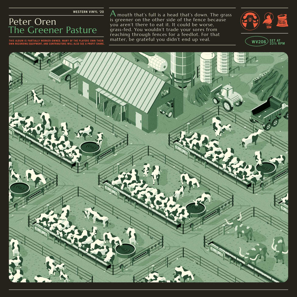 The Greener Pasture - Vinyle Vert - Front Cover