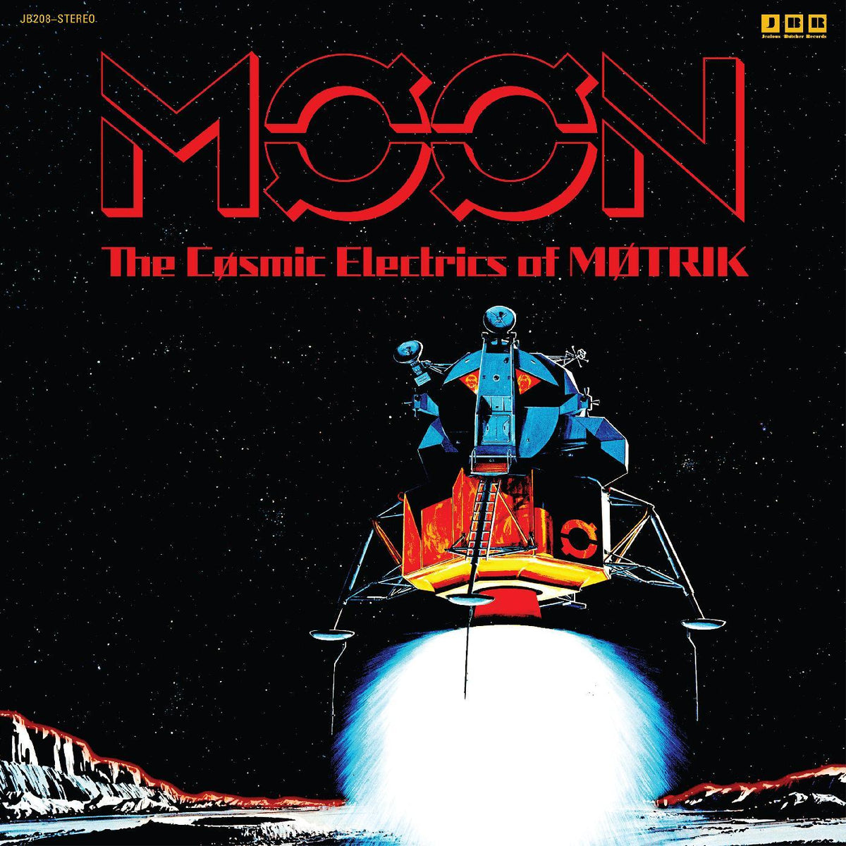 MOON/THE COSMIC ELECTRICS OF MOTRIK/1 VINYLE ROUGE/1 VINYLE BLEU - Front Cover